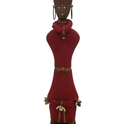 Poupée Namji - Perles rouges (1515)