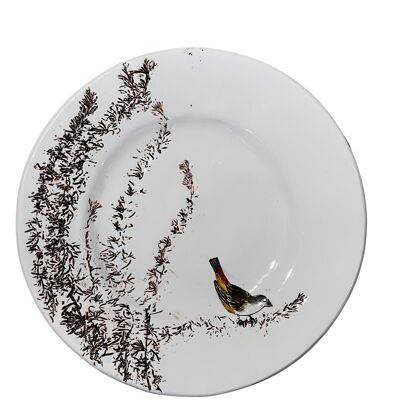 Fynbos & Bird ceramic plate