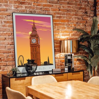 Affiche Londres Big Ben 50x70 cm
