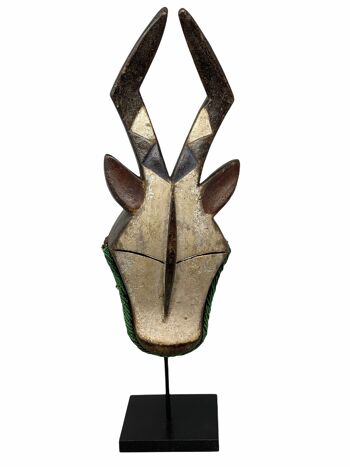 Masque Antilope Kwele - Perlé 1