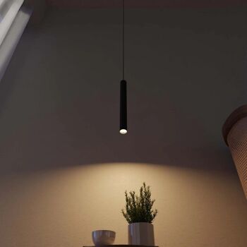 Lampe Suspendue Faklana Noire : Pendante Design Moderne et Éclairage LED Économique 3