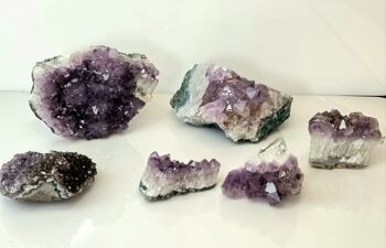 Amas de cristaux d'améthyste 3KG LOT BUNDLE - AMTH CLU 3KG 1