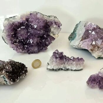 Amas de cristaux d'améthyste 3KG LOT BUNDLE - AMTH CLU 3KG 3