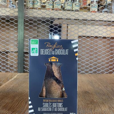 DELICELT AU CHOCOLAT - Sablés bretons au sarrasin et au chocolat BIO
