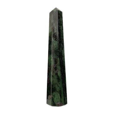 Obeliskturm, 8–10 cm, Rubin-Zoisit