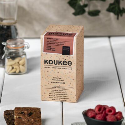 KOUKÉE - the almond snack to go - box of 10 BERRY NAUGHTY