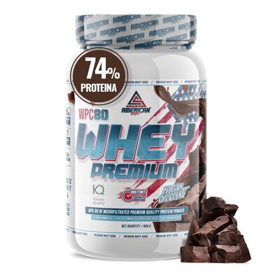 AS Supplément américain | Protéine de lactosérum de qualité supérieure 900 g | Chocolat | Protéine de lactosérum | Augmenter la masse musculaire | Haute concentration de protéine WPC80 pure | Contient de la L-Glutamine Kyowa Quality®…