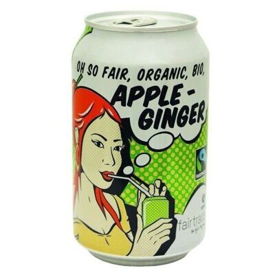 Apple ginger sparkling juice - 33 cl