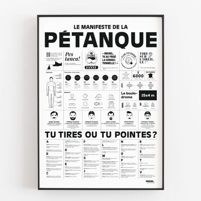 Poster The pétanque manifesto