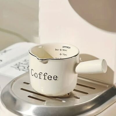 Espresso Ceramics Graduated Measuring Cup With Handle