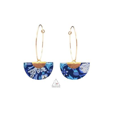Pendientes de aro Dorota Strawberry cian: un regalo impresionante