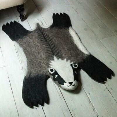 Billie Badger Teppich – von Sew Heart Felt