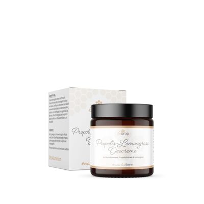 Déodorant crème propolis / déodorant solide à la citronnelle - 30ml