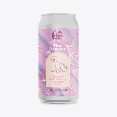 4.8% - Rhubarb & Strawberry Crumble Sour w/ Vanilla and Lactose - Tiny Demons