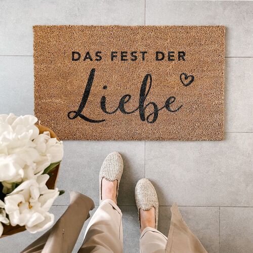 Kokos Fußmatte Fest der Liebe (VE = 6 Stk)