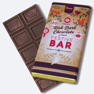 Festive Dark Chocolate Bar