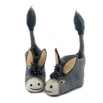 Chaussons pour enfants Darci Donkey - par Sew Heart Felt 3