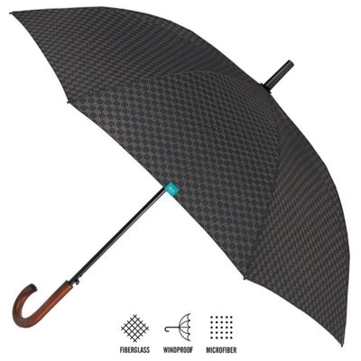 Paraguas automático Golf estampado antiviento 116 cm 2 Colores