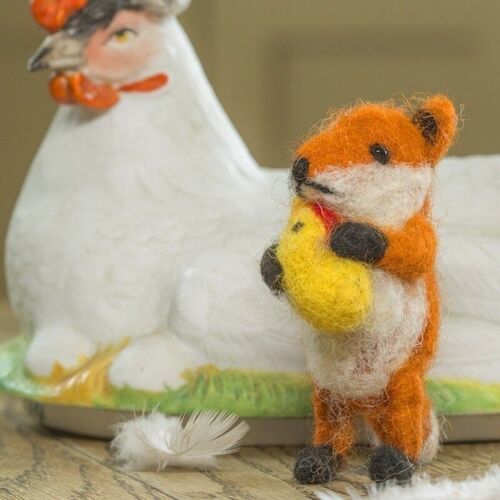Fox with Chicken - by Sew Heart Felt