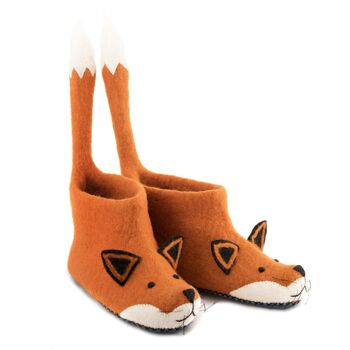 Chaussons Finlay Fox pour enfants finlayfox4-5 - par Sew Heart Felt 4