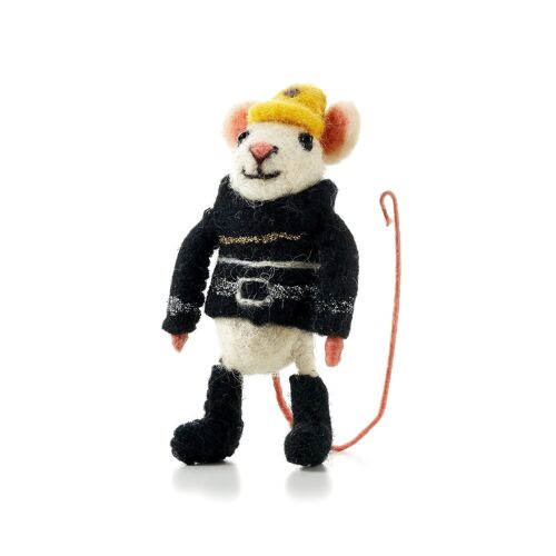 Fire Fighter Mouse - by Sew Heart Felt