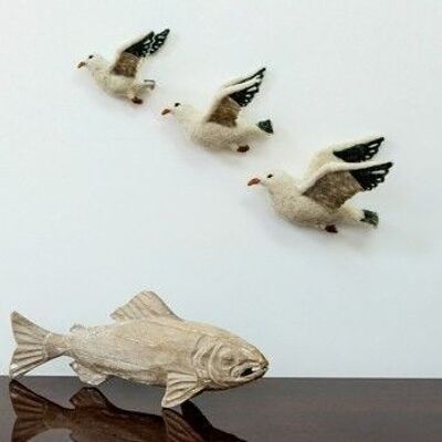 Flying Seagull Wall Trio - by Sew Heart Felt