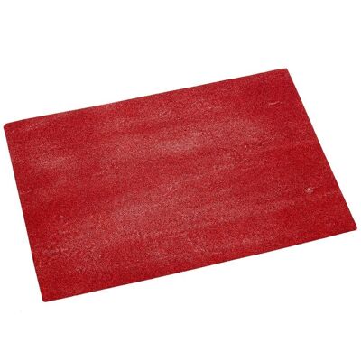 Mantel individual Rojo PVC 40x27 cm