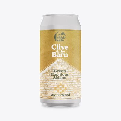 5,5 % – Mixed Ferment Green Hop Saison – Clive & the Barn