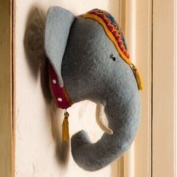 Tête d'éléphant Jumbo - par Sew Heart Felt 1