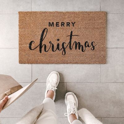 Coconut doormat Merry Christmas (PU = 6 pieces)