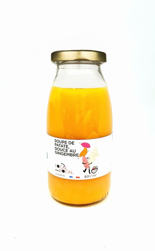 Soupe de patate douce au gingembre bio 75cl