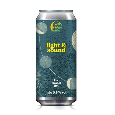 0.5% Low Alcohol IPA  - Light & Sound