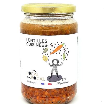 Lentilles cuisinées bio 240g