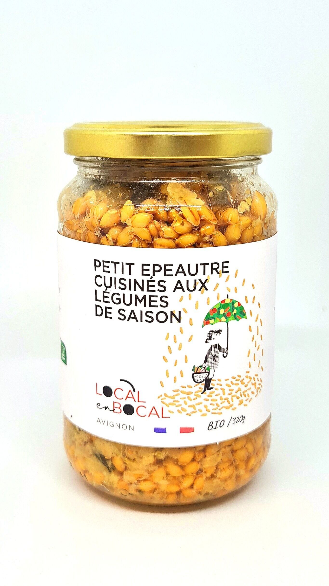 Farro piccolo con verdure di stagione biologiche 320g (cambiando ricetta)