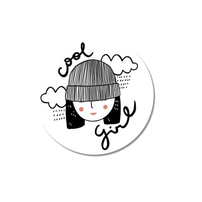 Cool Girl Sticker