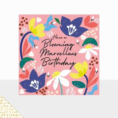 Aurora Collection - Luxury Greetings Card - Happy Birthday Card - Floral