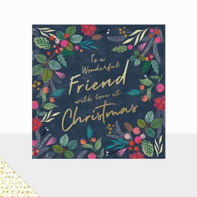 Wonderland - Tarjeta de Navidad de lujo - Con amor en Navidad - Amigo maravilloso
