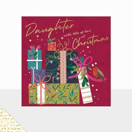 Wonderland - Luxury Christmas Card - With Love at Christmas - Daughter