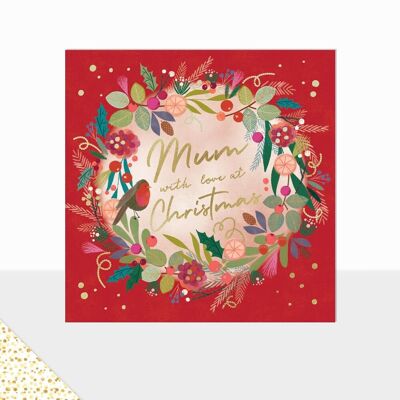 Wunderland – Luxuriöse Weihnachtskarte – Mit Liebe zu Weihnachten – Mama