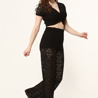 Ensemble Beachseat Haut et Pantalon Nina Noir