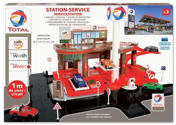Station service Total 2 niveaux + 1m de circuit - Dès 3 ans - STARLUX - 401004 2