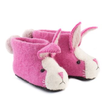 Pantoufles pour enfants Rosie Rabbit - par Sew Heart Felt 3