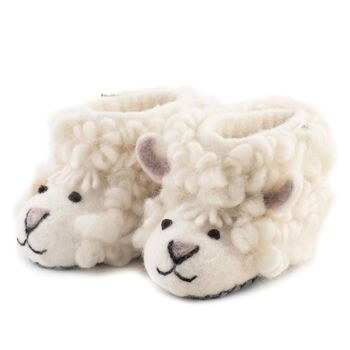 Pantoufles de mouton Shirley pour enfants - par Sew Heart Felt 3