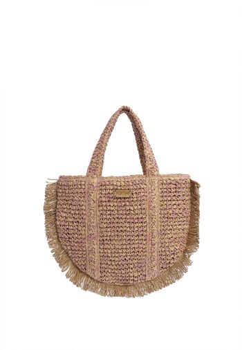 FOR TIME Sac cabas femme en raphia Nador 1