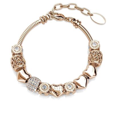 Charm Bracelets Radiant Charm High Quality Brass Plated 18k Rose Gold I MYC-Paris.com