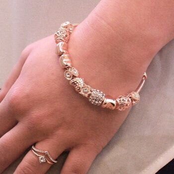 Bracelets Charm's Radiant Charm Laiton de haute qualité Plaqué Or Rose 18k I MYC-Paris.com 2