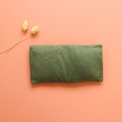 Small flaxseed hot water bottle and its washable cover - Foam