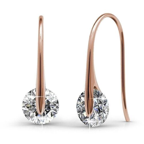 Boucles d'oreilles Pendantes Classy Or Rose I MYC-Paris.com