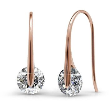 Boucles d'oreilles Pendantes Classy Or Rose I MYC-Paris.com 1