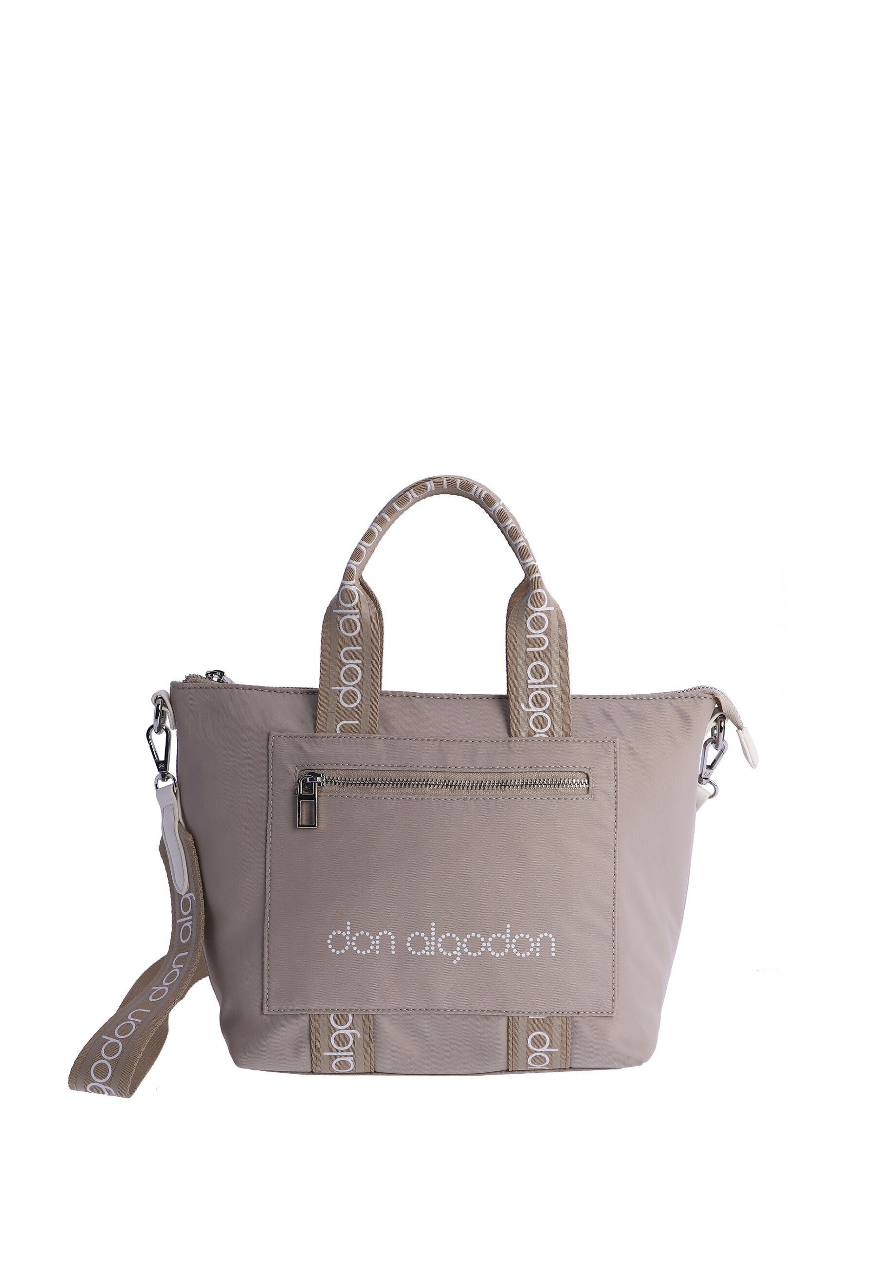 Borsa a mano da donna DON ALGODON Mirinda in nylon con cerniera